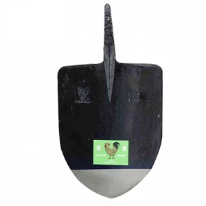Ghana Heavy Duty Round Point Shovel D-Grip Fiberglass Handle, Round Point Shovel thumbnail-2