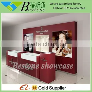 Fashion Retail Wooden Watch Kiosk for Sale thumbnail-1
