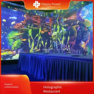 Immersive 5d Restaurant and Banquet Hall, Naked-eye 3d Holographic Exhibition Hall, Bar Wall and Floor, Ktv Interactive Projector thumbnail-1