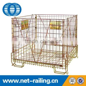 PET Preforms Industrial Foldable Storage Metal Wire Container thumbnail-1