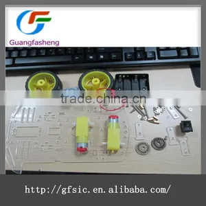 Motor Smart Car Chassis Tracing Car Box Kit Speed 2 Wheel thumbnail-1