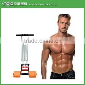 Chest Expander Spring Exercise Workout With Removable Springs Arm And Leg Pulling Excercise thumbnail-1
