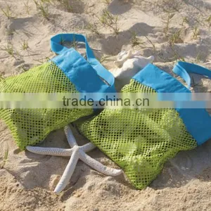 New Product Kid's Beach Toy Storage Mesh Bag Wholesale Cotton Shopping Mesh Bag On Supermarket Trade Assurance Supplier thumbnail-3