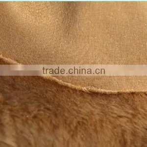 Changshu Hot Selling PV Plush Fabric for Soft Clothes thumbnail-1
