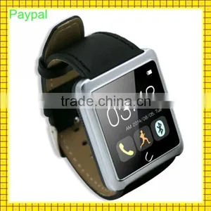 Waterproof Distance Mileage Leather Band U10 Smart Watch thumbnail-1