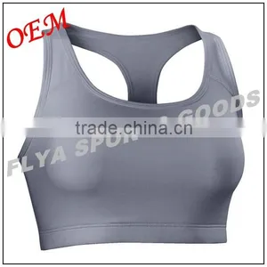 Oem Manufacturer Nylon Spandex Custom Wholesale Women Gym Wear Fitness Sports Bra thumbnail-4
