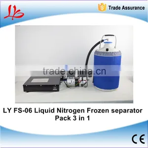 Newest FS-06 Liquid Nitrogen Frozen Separator 3 in 1 Pack With Oil Free Pump With 10L Liquid Nitrogen Tank thumbnail-1