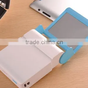 Fashion Mirror Power Bank Review With Mobile Stand for TV Watching Xh-401 thumbnail-2