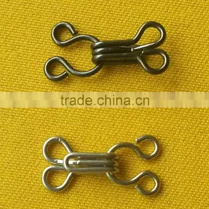 Brass Alloy Hook and Eyes For Lingerie --- HK-2 thumbnail-2