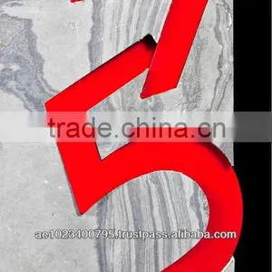 2014 Wall Clock, Unique Clock, Handmade Decorative Wall Clock With Stone Veneer and Acrylic Numbers thumbnail-5