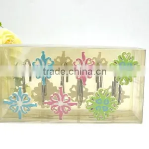 Pink Sphere Polyresin Bathroom Shower Curtain Hooks thumbnail-2