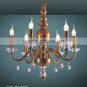 Antique Brass Chandelier thumbnail-1