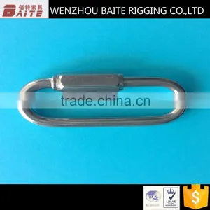 Stainless Steel AISI316/304 Quick Link Chain Connector Carabiner Clips Wire Rope Clip thumbnail-3