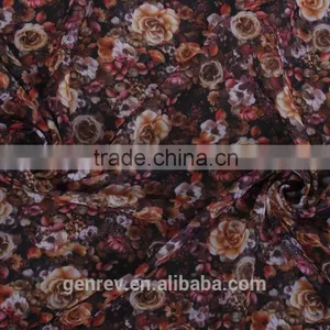Printed Fabric Design Poly Chiffon Print Digital Fabric Printing on Fabric Digitai Printfabrics thumbnail-5