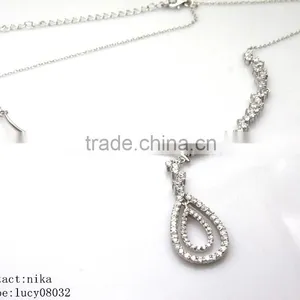 New Product 2016 Innovative Product 925 Sterling Silver Necklace , Rechangable Pendant Silver Necklace thumbnail-2