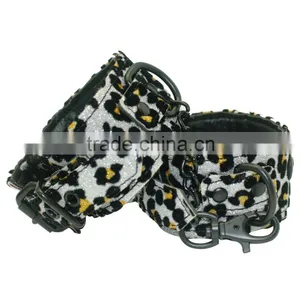 Hot Sell Sexy Leather Role Play Sex Tools S&m Bondage Paddle,whip, Eye Mask, Cuffs,collar With Leash thumbnail-3