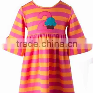 2015 New Sweet Kids Girls T-shirt Models Baby Children Toddler Natural Wholesale T-shirt thumbnail-6