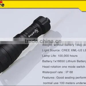 SupFire Diving LED Flashlight D4 With One Mode thumbnail-2