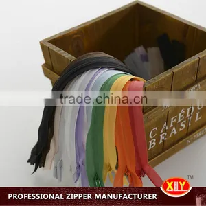 2015 Hot Sale Fabric Close End Invisible Zipper , Christmas Dress Zipper thumbnail-1