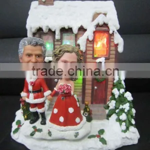 Customized Bobblehead Figurine Christmas Decoration Your Own Bobblehead Custom thumbnail-1