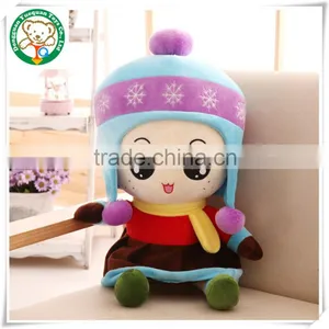 2016 New Promotions Girl Doll Plush Toy Doll New Year Birthday Gift thumbnail-2