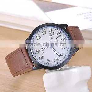 China Supplier Quartz Brown Leather Strap Sports Mens Watches thumbnail-4