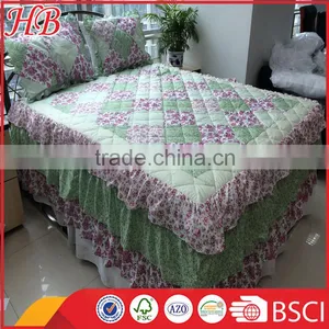 2016 Fashion Design 100% Polyester High Quality Service Strict Inspection Different Style Colorful Patchwork Quilt thumbnail-1