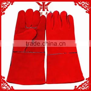 14 Inches Leather ce Welding Gloves thumbnail-6