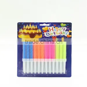 Stick Birthday Candles in Blister Card Colored Flame thumbnail-1