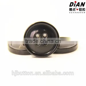 New Designer Buttons for Suit New Arrival Black Horn Buttons Manufacturer Guangzhou Button Factory thumbnail-1