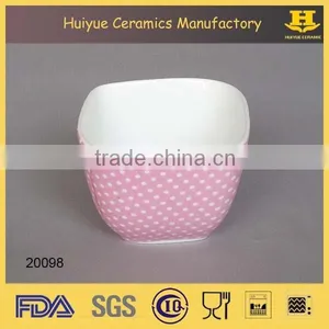 Ceramic Square Cake Bowl, Cake Cup, Color Cake Mould thumbnail-5