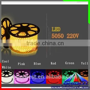 High Voltage 100m/roll RGB 5050/5630 Double Row OR Single Row Led Strip 220v thumbnail-3