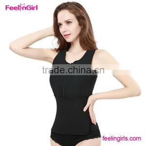 Double Compression Neoprene Body Shaper Vest With Belt thumbnail-5