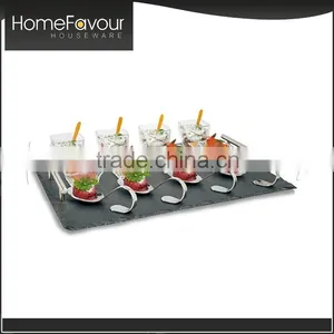 Onsite Checked Factory ITS Standard Slate Tray With Handle 17pcs Tapas Set thumbnail-1