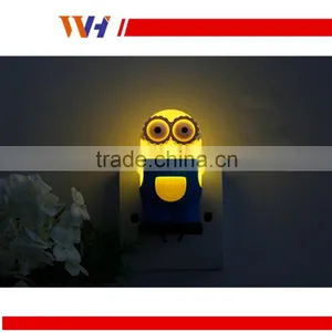 Creative Cartoon Little Yellow Man Shape Energy Saving Lamp thumbnail-1