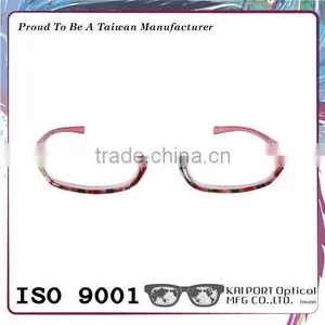 Crystal Coaitng and Floral Pattern Slim Reading Glasses thumbnail-1