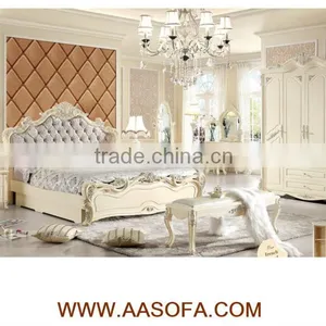 Bedroom Set Furniture Sleeping Bed Foshan Furniture Market thumbnail-1