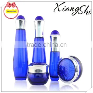 Cosmetics Cream Glass Bottles and Jars Blue thumbnail-1