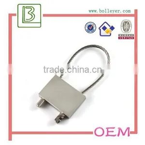 Round Chrome Plated Metal Blank Keychain for Business Gift thumbnail-4