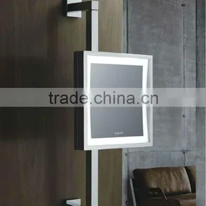 LED Wall Mounted Shaving Cosmetic Mirror,Adjustable Magnifying Mirror thumbnail-1