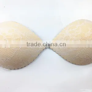 Latest New Backless Sponge Bra Sexy Ladyies Push Up Stylish Purple Lace Fabric Bra thumbnail-2