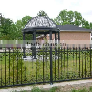 Courtyard Wrought Iron Balcony Railing Design thumbnail-1