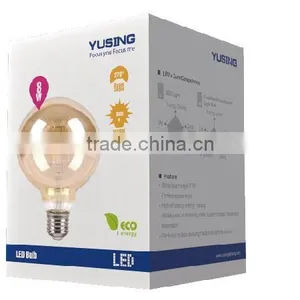 G95 G125 220V High Voltage Ceramic COB 6W LED Filament Bulb thumbnail-4