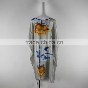 Wholesale Plus Size Bat Wing Sleeve Beach Round Neck Mini Casual Dress thumbnail-3