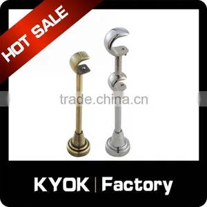 KYOK Cheap Metal Curtain Rod Bracket ,double Curtain Rod Bracket thumbnail-1