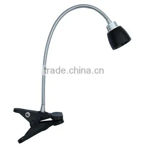 Mini Flexible Swan Gooseneck 3W Clip-on Led Reding Desk Lamp Bedside Lamp Light thumbnail-1