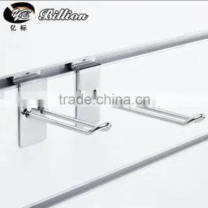 Silver Slatwall Display Euro Hooks for Supermarket thumbnail-5