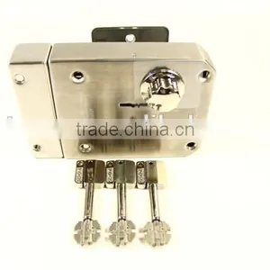 2016 New Designs Security Door Lock ,Stainless Steel Rim Lock thumbnail-2