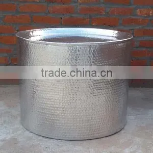 Aluminium Hammered Coffee Table thumbnail-1