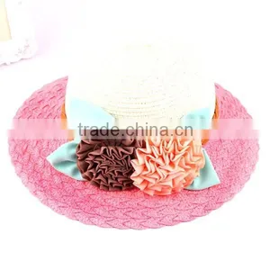 Fashion Women Ladies Hats Cool Summer Mini Straw Hats to Decorate thumbnail-1